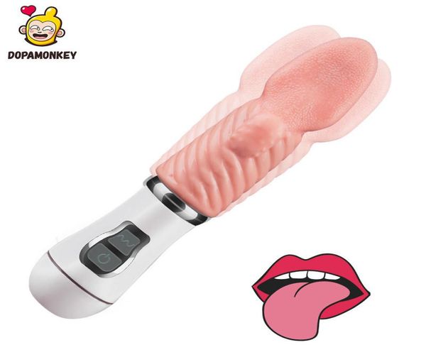 Língua vibratória VibratorSex Toys para Mulher Clit VibratorVagina Apertado Oral Licking G spot Estimular Vibradores Sex Shop adultos 20124401883