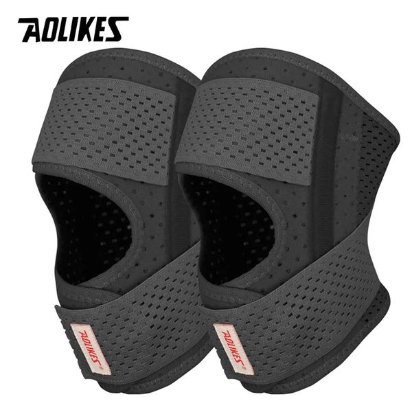 Pads aolike sottile supporto per braccio per ginocchiere traspirante ginocchiera a molla che corre la protezione del ginocchio da basket da pallavolo Rodillera Deportiva