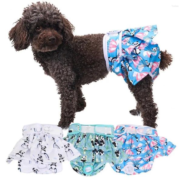 Vestuário para cães Calças fisiológicas Fita de fixação colorida Forte absorção para animais de estimação Shorts sanitários Calcinhas Suprimentos de roupa íntima