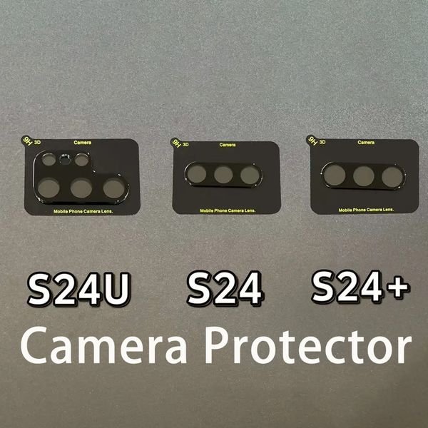 Protetor de vidro de câmera de lente de telefone de capa completa S24 para Samsung Galaxy S24 ultra S23 S22 S21 S20 S10 Plus A05 A05S A15 A25 A35 A55 Lente Protetor de câmera de vidro atacado