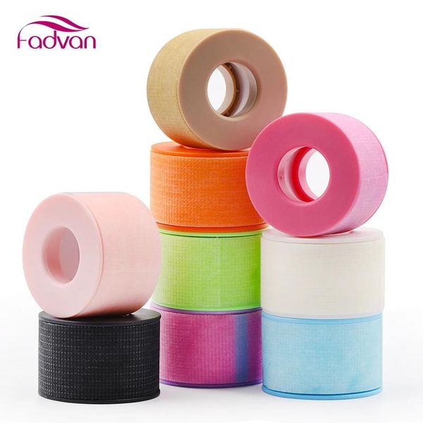 Borstels Fadvan 12 stuks Wimpertape Ademende siliconengeltape voor oogstickers Make-up gereedschap Ooglapjes voor verlenging Gemakkelijk te scheuren Salon