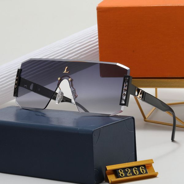 Modedesigner-Quadrat-Sonnenbrille für Damen und Herren, Retro, übergroßer Rahmen, Luxus-Sonnenbrille, in trendigen Farbtönen, UV400, modisches Lila-Schwarz-Element, Popula-Spiegel