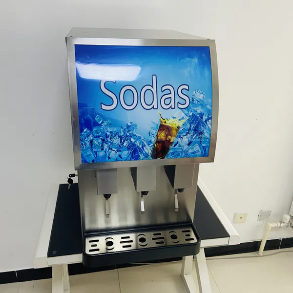 Máquina de venda automática de refrigerantes, dispensador de fontes de refrigerantes, copo de bebidas carbonatadas, splitte