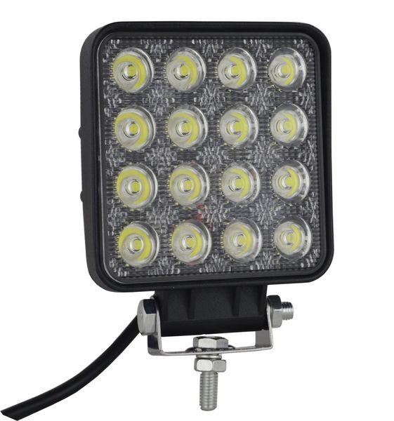 4039039 inç 48W kare LED iş ışığı yol noktalı ışıklar kamyon ışıkları 4x4 traktör jeep fig lambası Jeep Cabi6789803