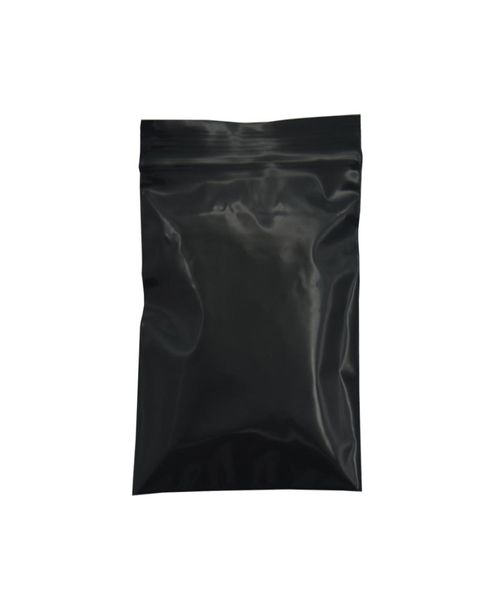 500pcslot pequeno preto opaco zip lock resealable zíper saco de plástico aperto selo bolsa saco de embalagem de varejo com zíper pacote de plástico for1440595