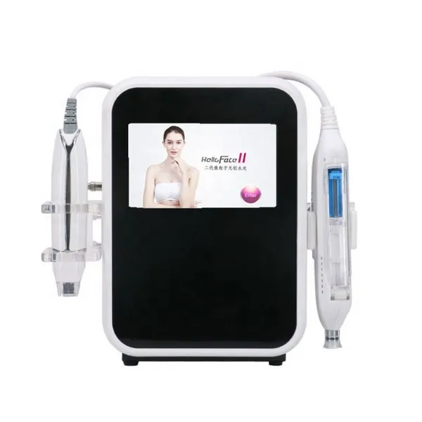 Dispositivo per mesoterapia senza ago 2 in 1 Massaggio con clip bionica Sollevamento EMS Raffreddamento sottovuoto Rimozione delle rughe