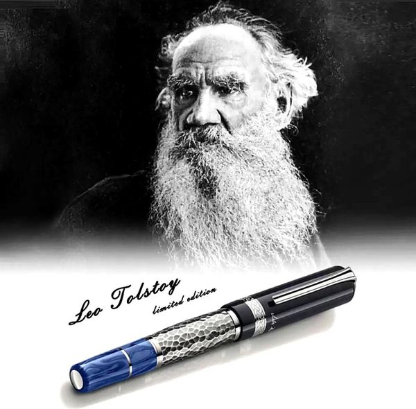 2022 Sınırlı Ürün Yazar Leo Tolstoy İmza Rollerball Kalem Beyan Kalemi Benzersiz Tasarım Ofis Okul Kırtasiye Yazıyor SMOO7044878