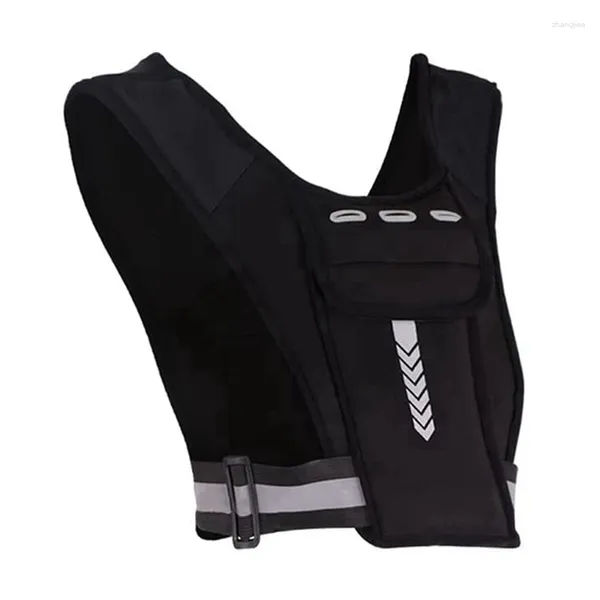 Completo da yoga Porta telefono sul petto Gilet da allenamento Riflettente da corsa Cintura regolabile Sport da jogging