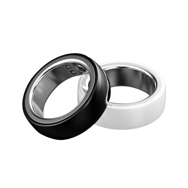 Smart Ring R8 IPX7 Sport impermeabile Smart Touch Mini Lifestyle Wearables Anelli Smart Tracker per temperatura corporea con custodia di ricarica 240110