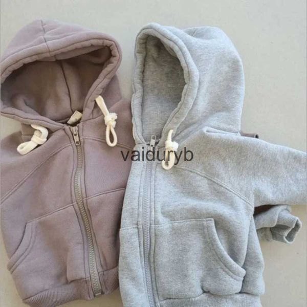 Hoodies Moletons 2023 Coreano Roupas de Bebê Hoodies Meninas Meninos Moletom de Algodão Crianças Meninos Jaqueta Com Capuz Oversized Hoodie Atacado Clothesvaiduryb