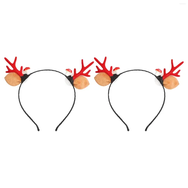 Spugne per trucco per bambini Fascia per capelli con corna di Natale Bella fascia per capelli con renna Cerchietto per capelli Festa in costume per adulti