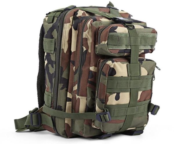 Homens mulheres ao ar livre militar do exército tático mochila trekking esporte viagens mochilas acampamento caminhadas trekking camuflagem bag4222884