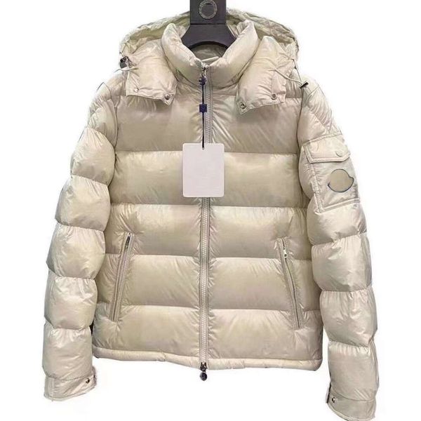 Créateur de vêtements pour hommes élégant et décontracté Luxe Monclairjacke Classic Down Maya Mask Winter New Classic Veste thermique en duvet de canard épais pour hommes et femmes, sans lavage