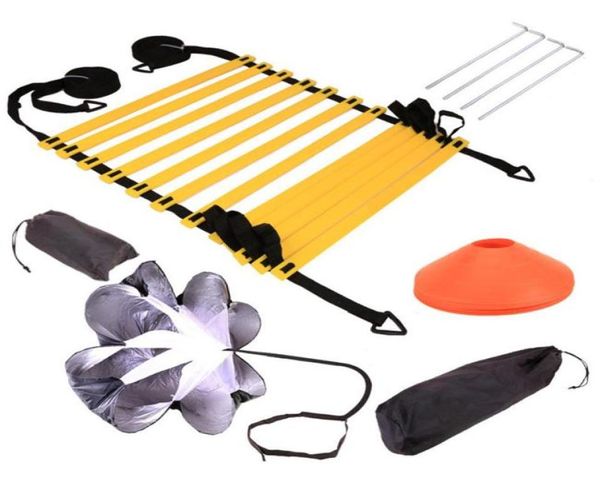 Conjunto de treinamento de velocidade resistência pára-quedas agilidade escada equipamento de treinamento velocidade para futebol beisebol basquete2316309