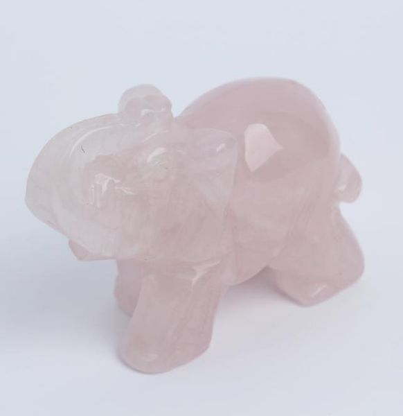 29quot rosa pquartzo cristal elefante estatueta escultura pedra longevidade chakra cura reiki pedras esculpidas artesanato cristal elefante5687255