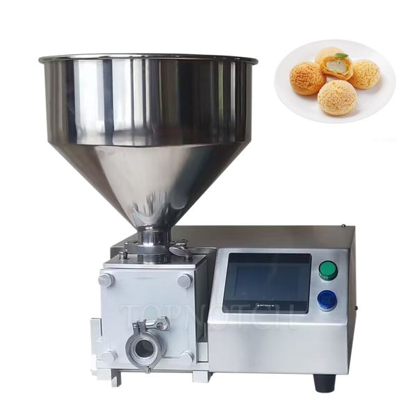 Máquina automática de injeção de creme de queijo para bolo folhado, máquina de enchimento de líquido automática para padaria