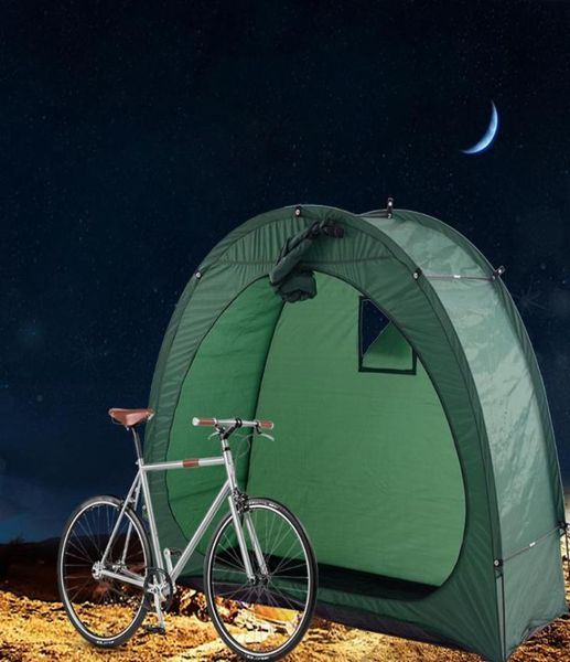 Tendas e abrigos 200x80x165cm barramento de barraca de bicicleta galpão 190t com design de janela para camping ao ar livre Fishing1030278