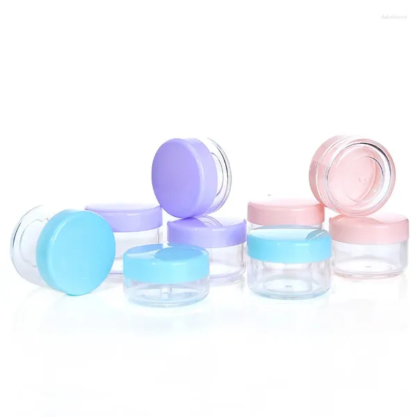 Lagerflaschen 10/15/20g Kleine leere kosmetische Re10/15/20g kleine Füllbare Plastik -Lidschatten -Make -up -Gesichtscreme -Jar -Pot -Behälter Großhandel