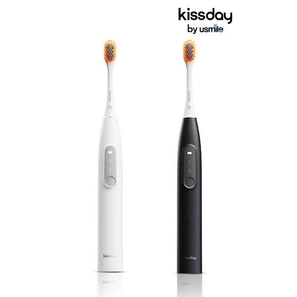 Whitening Kissday K1 Spazzolino elettrico sonico per adulti Bambini Tecnologia Speed Clean Tipo C a basso rumore Ricaricabile Durata della batteria di 60 giorni