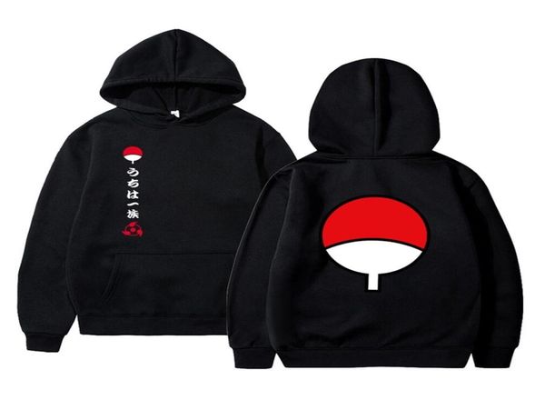 Yeni Anime Kış Hoodies Polar Sıcak Ceket Ceket Uchiha Hatake Uzumaki Klan Rozeti Hoodie Sweatshirt Unisex Giysileri Y2010068006642