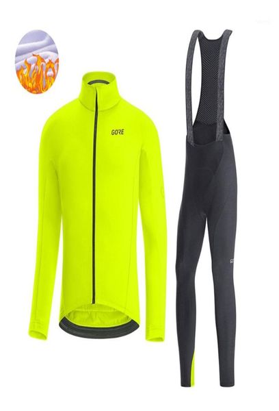 Gore Uomo E Donna Generale Invernale In Pile Caldo Vestito Mountain Bike Bicicletta Sport All'aria Aperta Squadra Maglia da ciclismo 202112606390