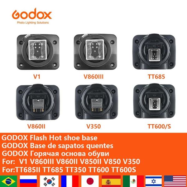 Аксессуары Godox Tt600s V860iii Вспышка «Горячий башмак» Замена аксессуаров Совместимая вспышка Speedlite V1 V860ii V850iii V350s Tt685 Tt685ii Tt350 Tt600s