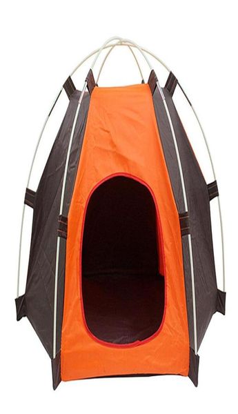 Portátil durável pet cat dog house dobrável bonito pet tenda ao ar livre indoor tenda para pequeno cão gatinho gato filhote de cachorro casa canil tendas1205503