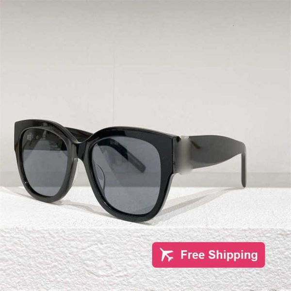 Designer-Sonnenbrillen der SLP-Familie Hailey Haili Wind-Sonnenbrillen (Netzrot) mit der gleichen personalisierten Platte slm95f Cat-Eye-Sonnenbrillen DPL0