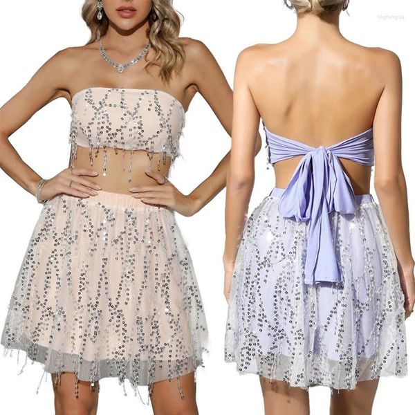 Vestidos de trabalho mini conjuntos de vestido para mulheres 2 peças elegante feminino clube festa saia conjunto jovem aniversário curto dama de honra