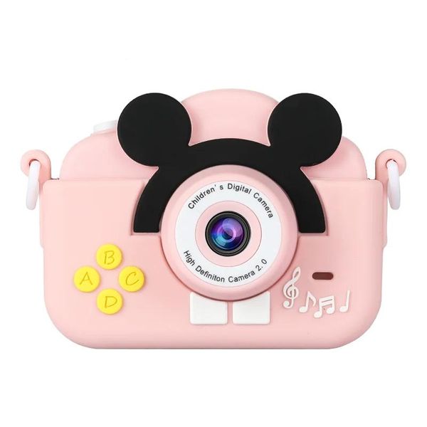 Conectores crianças câmera de brinquedo câmera tirar fotos microfone mouse câmera do bebê mini câmera para menina menino aniversário das crianças presente de natal
