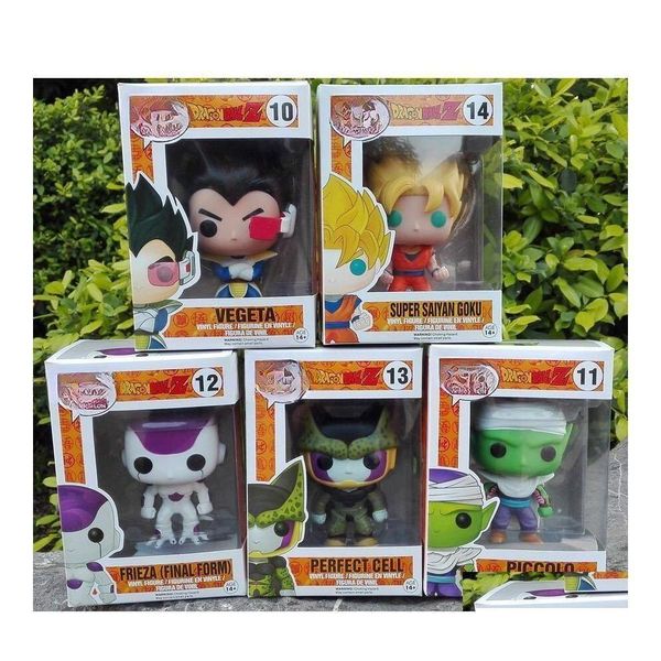 Action-Spielzeugfiguren Son Goku Piccolo Frieza Shahrukh Vegeta Vinyl PVC-Sammlungsfigur Modell Kinderspielzeug für Kinder 103 Drop Deliv Dh2Cf