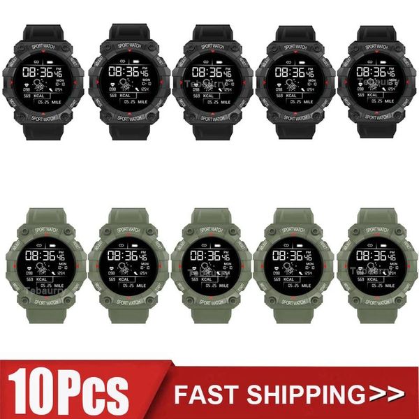 Dispositivi all'ingrosso 10 pezzi FD68s Smart Watch uomo orologi digitali Sport Fitness Tracker contapassi Smartwatch orologio da donna per Android IOS