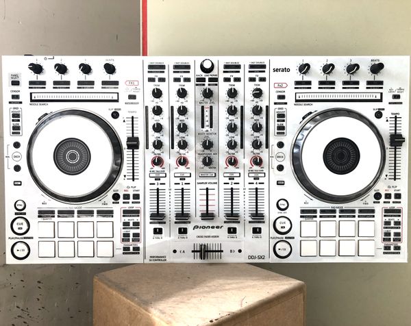 Pioneer DDJ-SX2 controlador filme pérola branco cobertura completa película protetora adesivo dj controlador pele em estoque