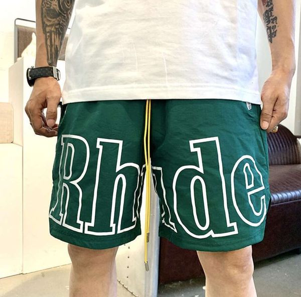 Designer-Shorts Rhude Shorts Sommermode Strandhosen Männer hochwertige Streetwear rot blau schwarz lila Hosen Herren kurze US Workout Pants43656