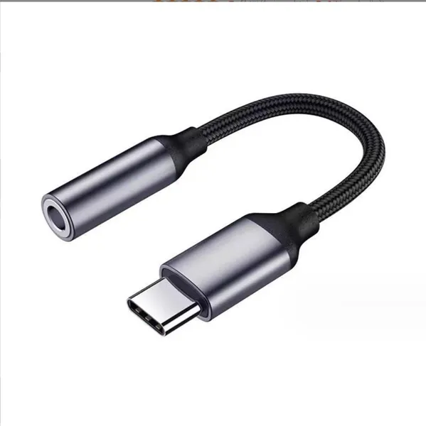 Para Xiaomi Redmi Samsung Pixel USB C para fone de ouvido de 3,5 mm Adaptador de áudio digital conversor tipo C HiFi para Android 3 5 mm para xiaomi12s / 11 / 10s / 8 redmiK50 K40 Pro