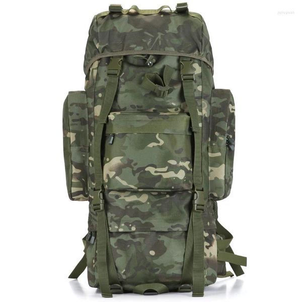 Рюкзак 70л большой емкости в стиле милитари, водонепроницаемые оксфордские рюкзаки высокого качества, мужская дорожная сумка с дождевиком