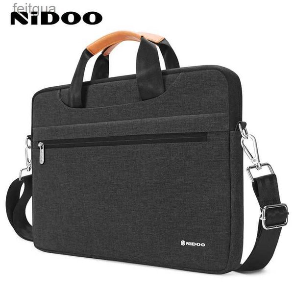 Laptoptaschen Rucksack NIDOO Laptoptasche Hülle 10 13 14 15,6 17,3 Zoll wasserdichte Notebooktasche für MacBook Air Pro Computer Schulterhandtasche Aktentasche YQ240111