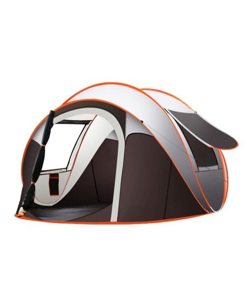 Палатки и навесы, палатка для кемпинга на открытом воздухе, автоматическая палатка для путешествий на пляж, 58 человек, большой водонепроницаемый зонтик, семейный туризм, пикник 5837263