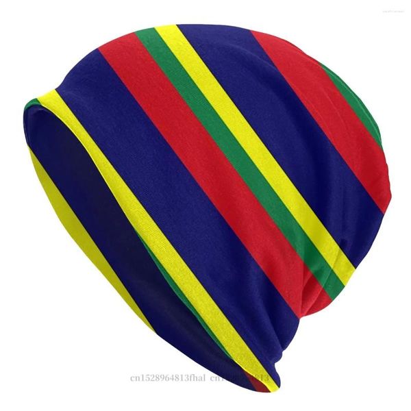 Berretti Skullies a righe Berretti Berretti Royal Marines Commandos Colori Cappello reggimentale dell'esercito Cappelli a cuffia Cappellino da sci Hip Hop da donna