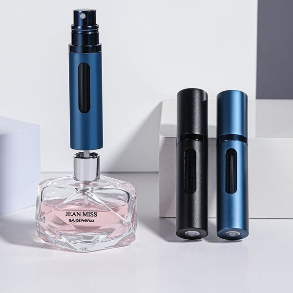 Bottiglia di profumo riutilizzabile in vetro con pompa per profumo spray Contenitori cosmetici vuoti da viaggio portatili Mini bottiglia atomizzatore spray