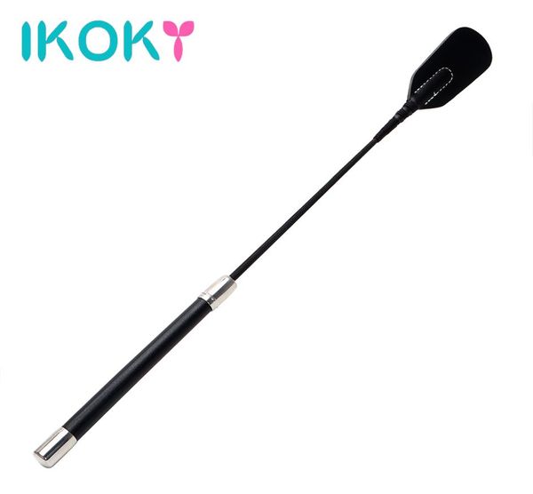 IKOKY Cavallo Frusta Paddle Cosplay Vergogna Gioco Flirtare Giocattoli Sculacciata Schiavo Flogger Fetish Sesso Fruste SM Giocattoli Del Sesso Per Coppia C181127016922265