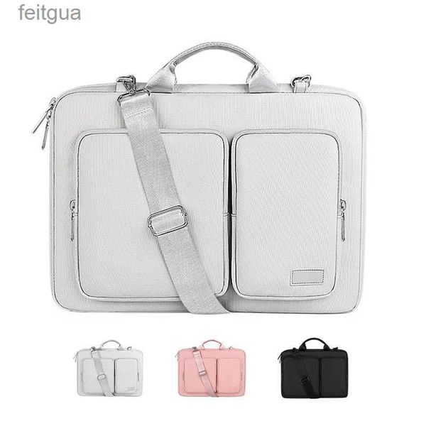 Laptoptaschen Rucksack Laptoptasche Schulterhandtasche für MacBook Air M1 13 Hülle für HP 11 13 14 15 15,6 Zoll Business Aktentasche Laptophülle YQ240111