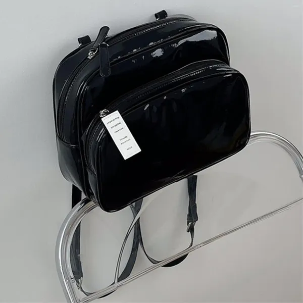 Sacos escolares moda mochila para meninas adolescentes zíperes suaves leve na moda mochila compras interior ao ar livre viagem mochila caminhadas