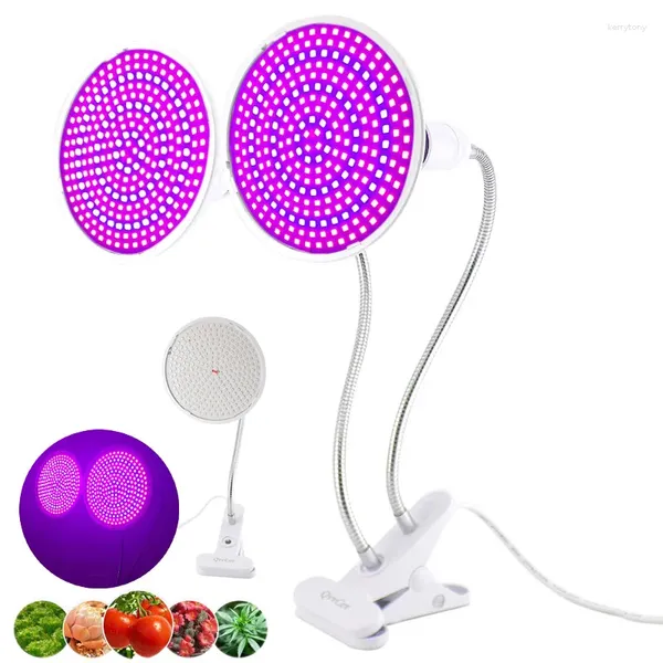 Crescer luzes dupla 260 led planta luz vermelho azul inddor flor caixa tenda sala fito lâmpada para vegetais cultivo hidro.