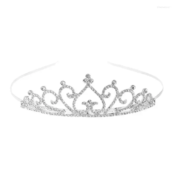 Grampos de cabelo MXME para strass casamento nupcial princesa cristal baile véu headba