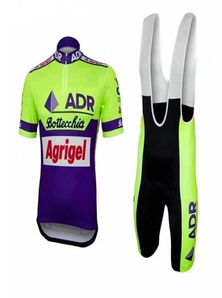 Yarış setleri yeşil agrigel bottecchia bisiklet forması seti retro giyim yol bisiklet takım elbise bisiklet şort gömlek mtb maillot culotte4847457