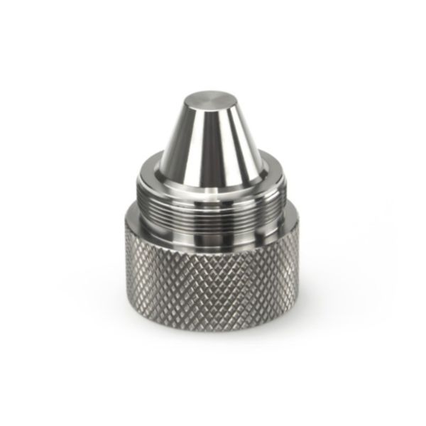 Armazenamento de defletor de aço inoxidável, copos cone de substituição extra adicionais, rosca métrica 1.375x24 para filtro modular