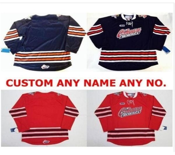 Real Men real bordado completo 20162017 Novo personalizar OHL Oshawa Generals Jersey Hockey Jersey ou personalizar qualquer nome ou número Jers8669679