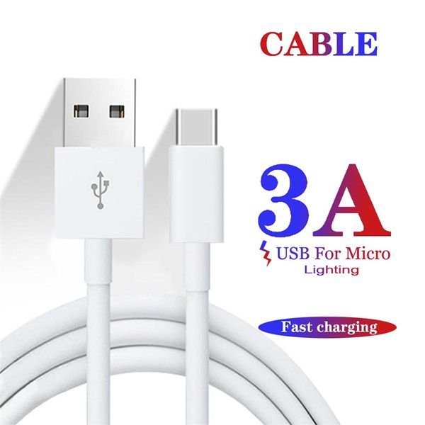 1M 3ft 2M 6FT USB-C auf L Hochgeschwindigkeits-Typ-C-USB-C-Ladekabel 3A Schnelles Schnellladen USB-C-auf-PD-Typ-C-Kabel für Samsung S20 S22 S23 S24 Note 20 Xiaomi Huawei LG Android-Telefon 15