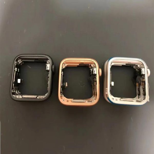 Zubehör Aluminium-Mittelrahmen mit Seitenrolle, digitale Krone, Lünette, Gehäuse, Gehäuse für Apple Watch Serie 4, 5, SE 6, 40 mm, 44 mm